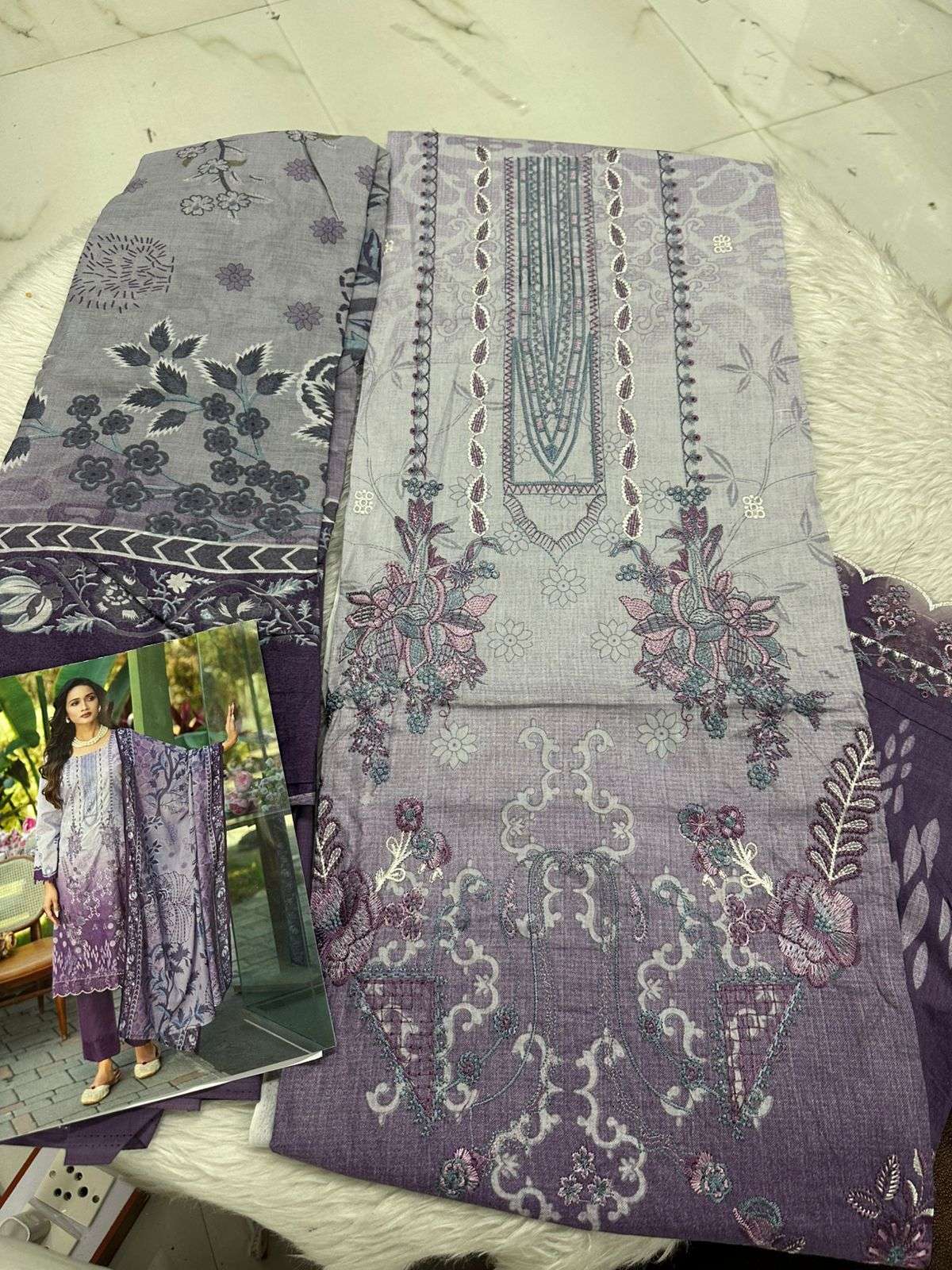 Falah Premium Cotton Collection Code - 26135 by Falah Designer Suits
